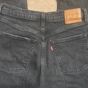 Levi's Ribcage Black Jeans